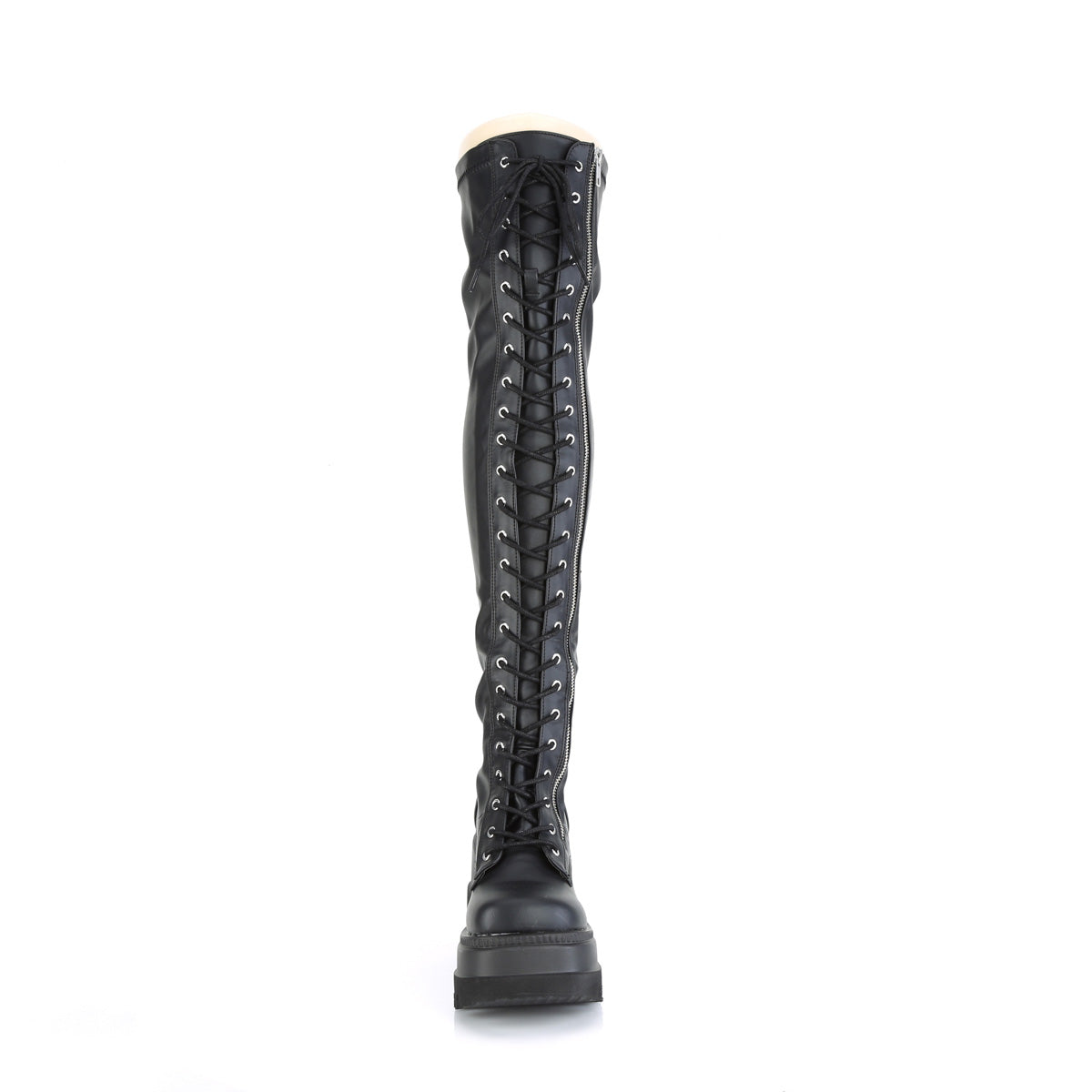 SHAKER-374 Black Vegan Leather