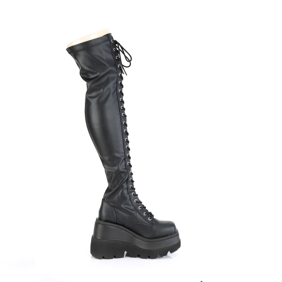 SHAKER-374 Black Vegan Leather