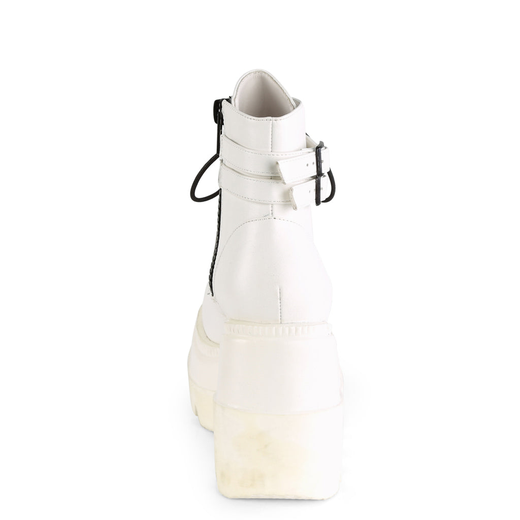 SHAKER-52 White Vegan Leather