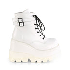 SHAKER-52 White Vegan Leather