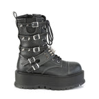 SLACKER-165 Black Vegan Leather