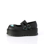 Demonia SLACKER-25 Black Platform Heels