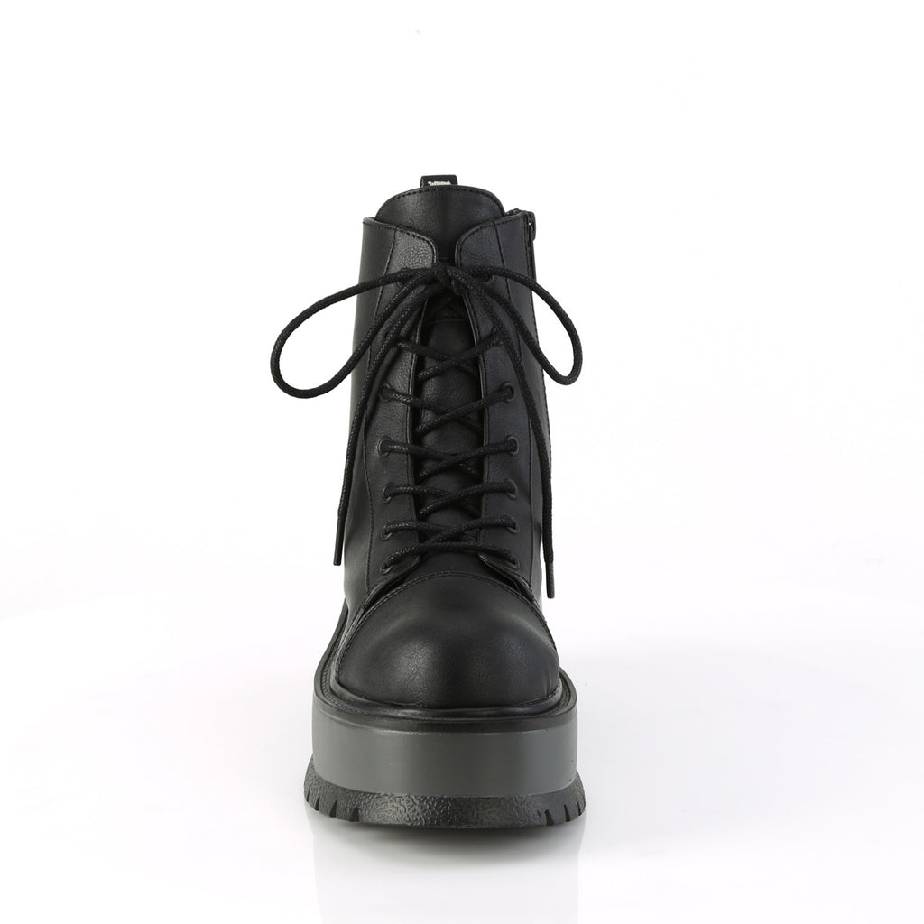 SLACKER-55 Black Vegan Leather
