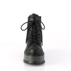 SLACKER-55 Black Vegan Leather