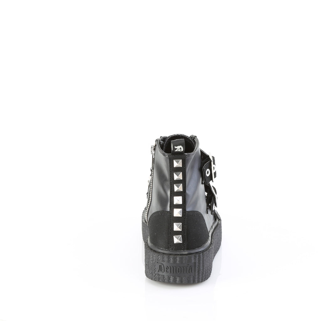 Demonia SNEEKER-225 Black Sneakers