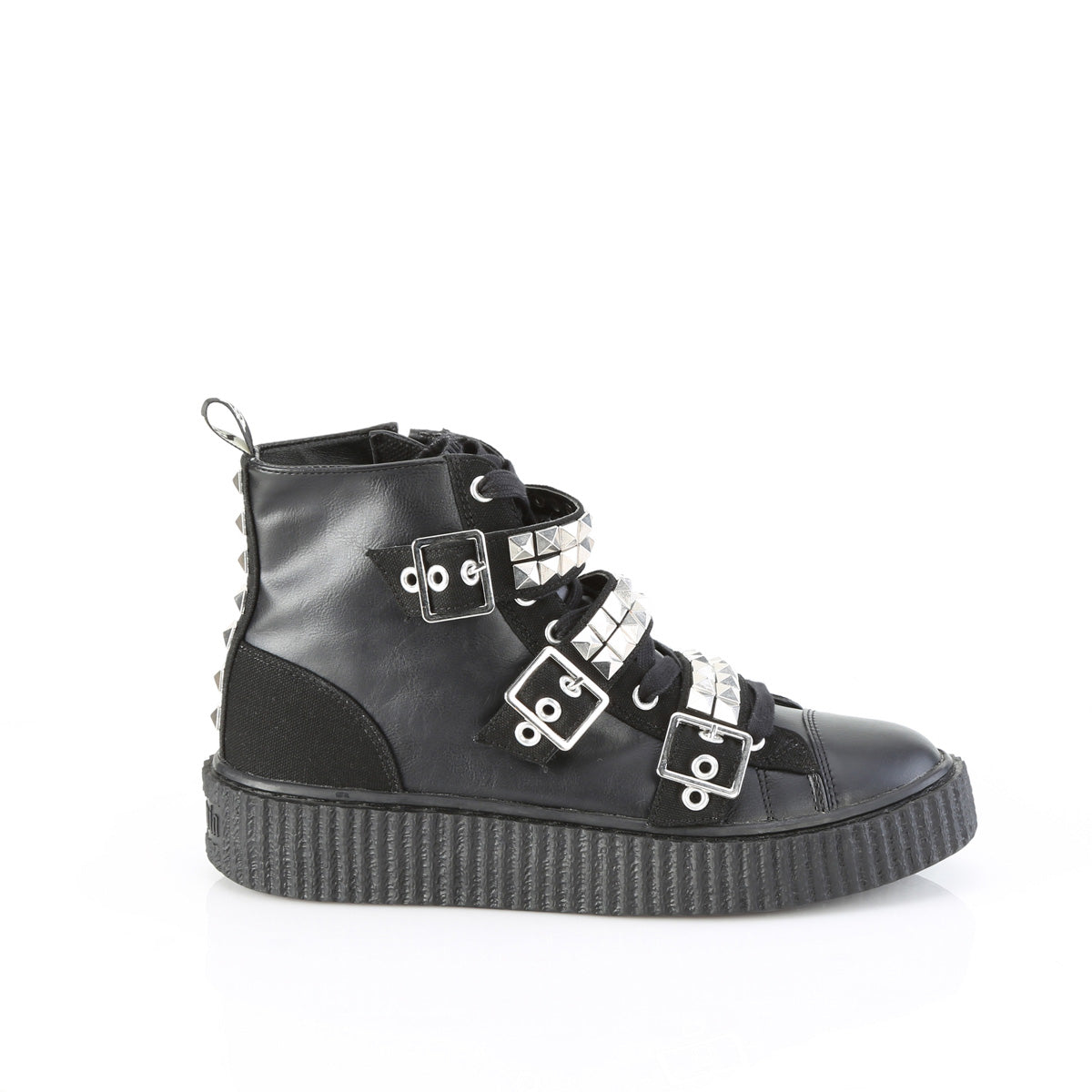 Demonia SNEEKER-225 Black Sneakers