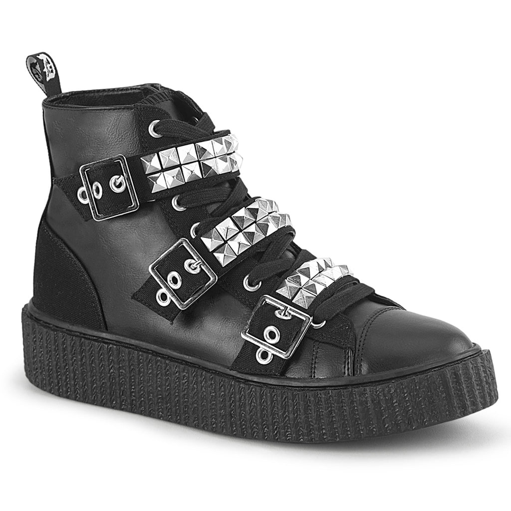 Demonia SNEEKER-225 Black Sneakers