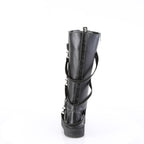 Demonia SNEEKER-410 Black Knee-High Boots