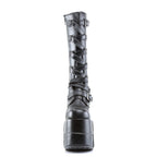 Demonia STACK-308 Black Platform Heels