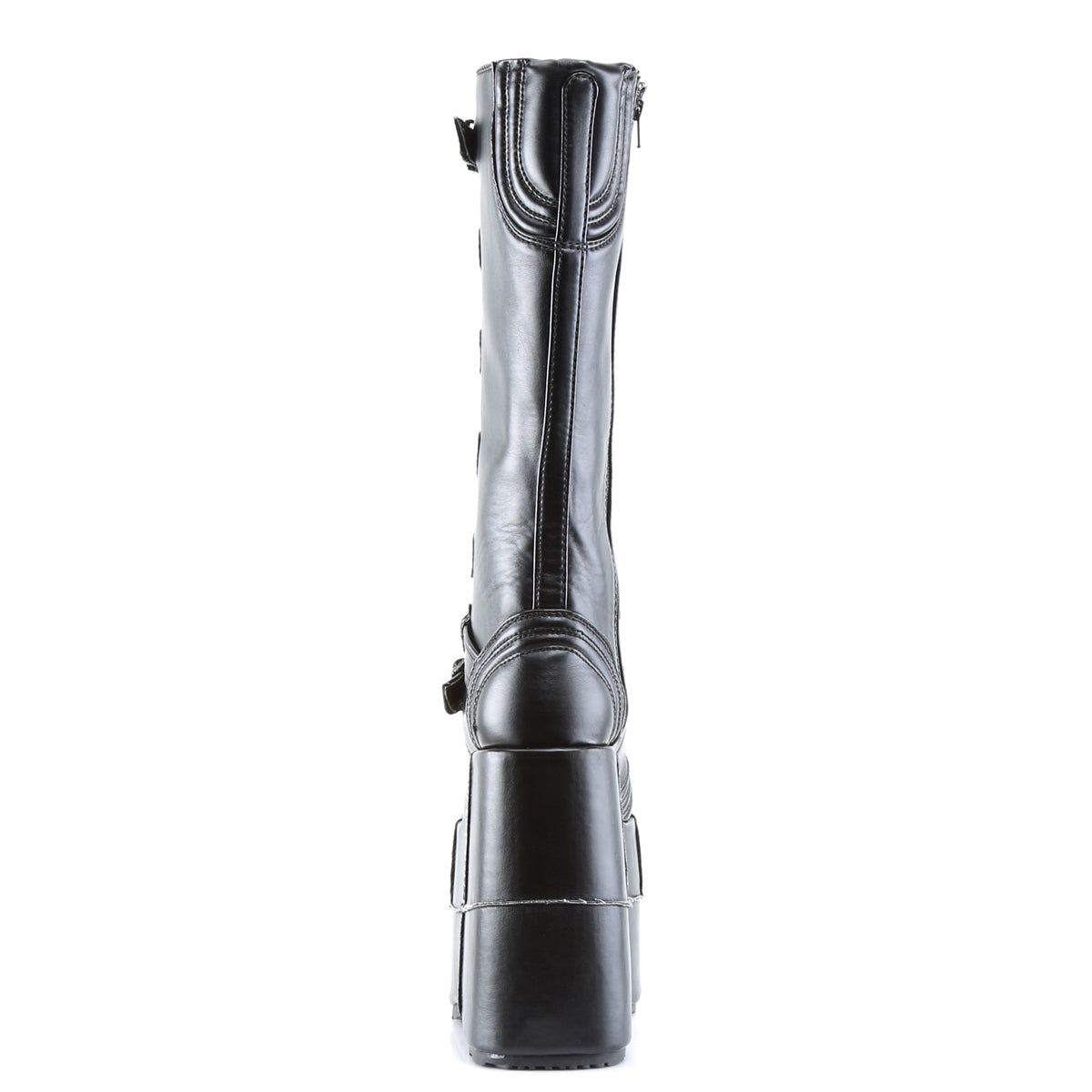 Demonia STACK-308 Black Platform Heels