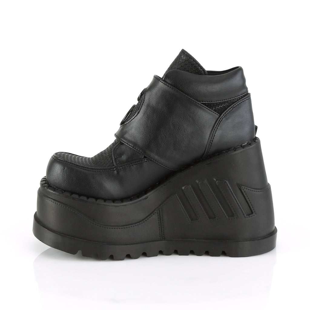 STOMP-15 Black Vegan Leather
