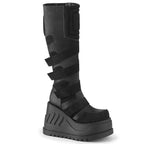 STOMP-228 Black Vegan Leather