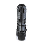 Demonia TRASHVILLE-138 Black Knee-High Boots