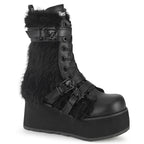 Demonia TRASHVILLE-218 Black Knee-High Boots