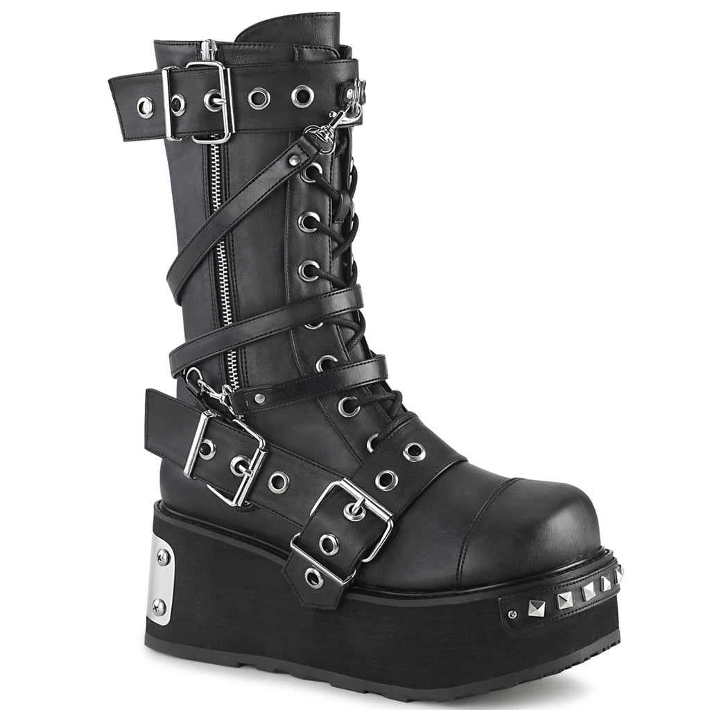 TRASHVILLE-250 Black Vegan Leather