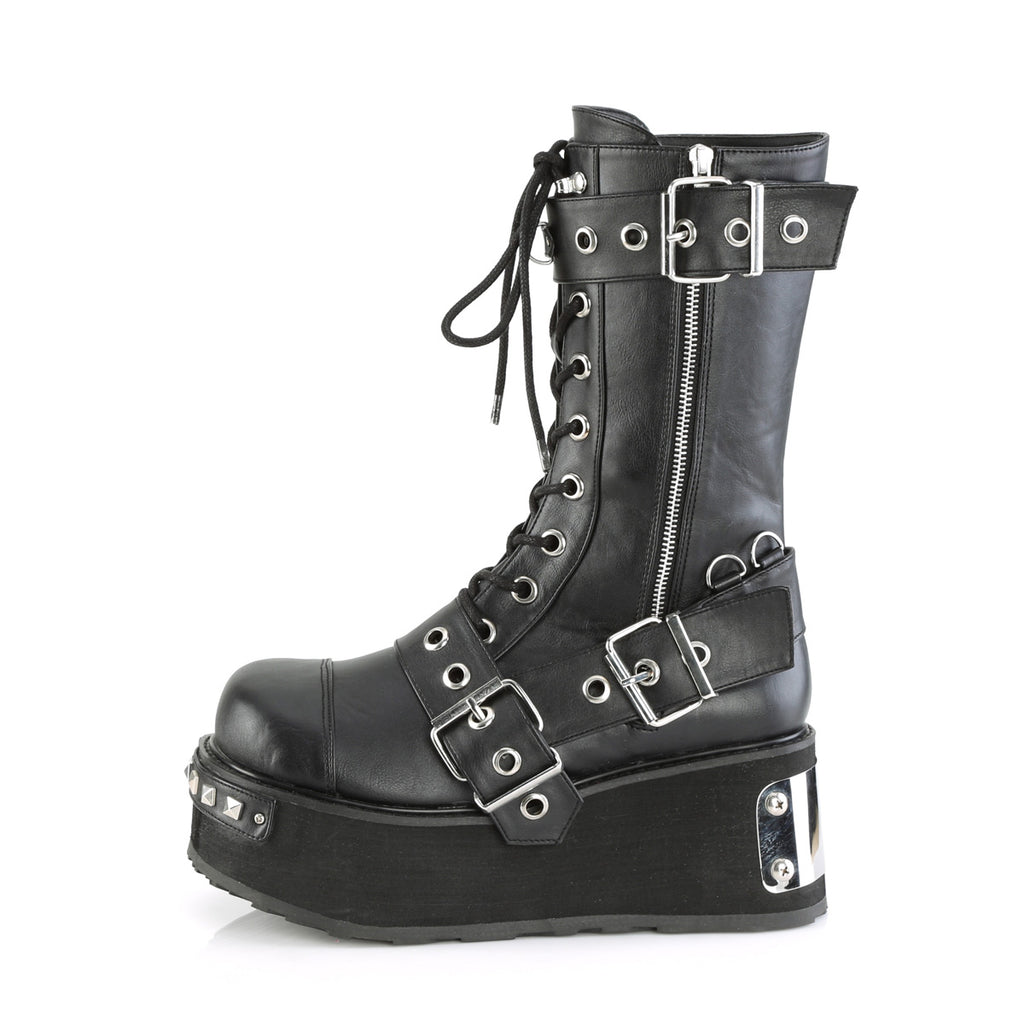 TRASHVILLE-250 Black Vegan Leather
