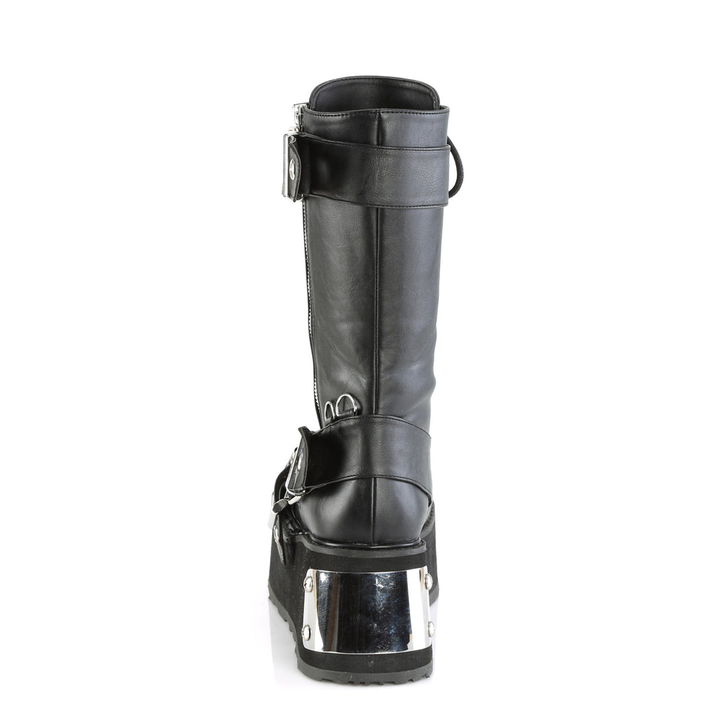 TRASHVILLE-250 Black Vegan Leather
