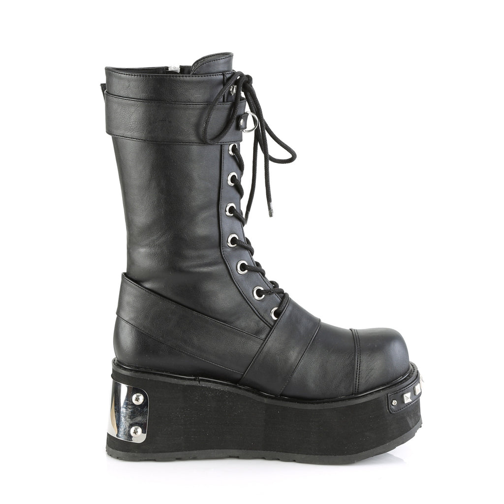 TRASHVILLE-250 Black Vegan Leather