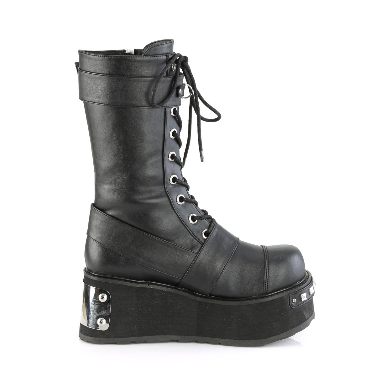 TRASHVILLE-250 Black Vegan Leather