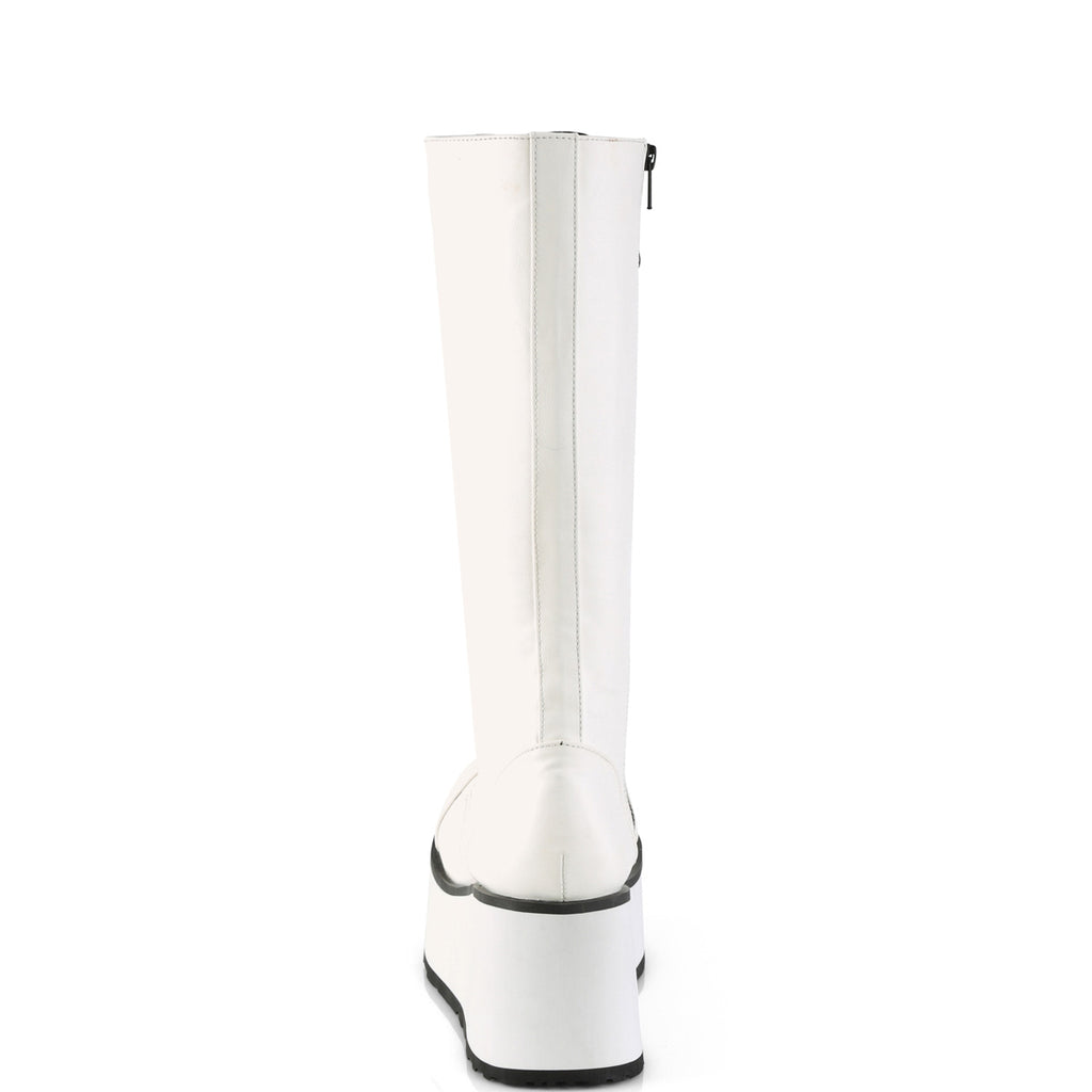 TRASHVILLE-502 White Vegan Leather