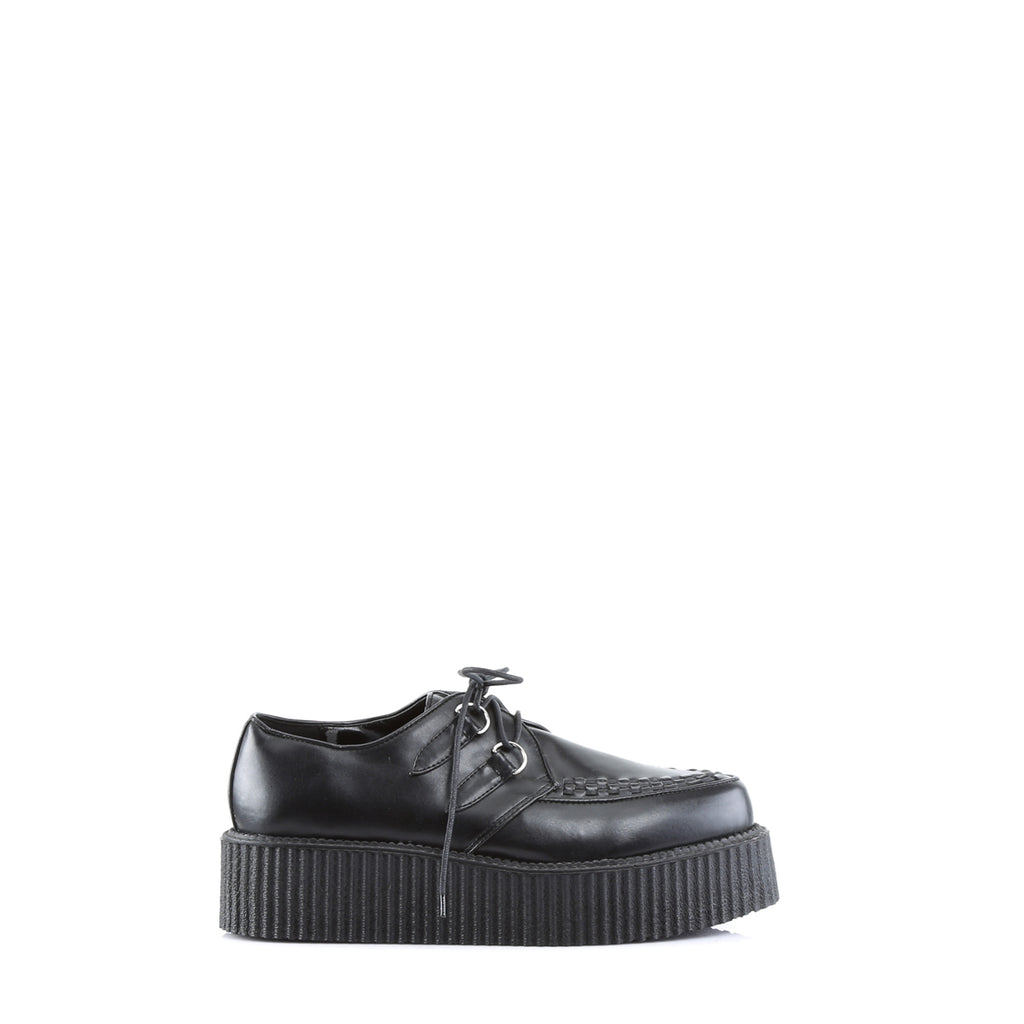 V-CREEPER-502 Black Vegan Leather