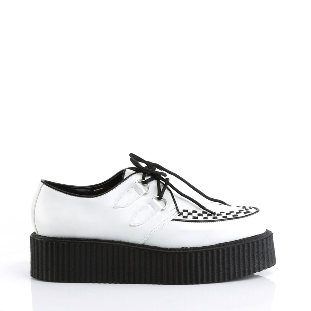 Demonia V-CREEPER-502 White Creepers