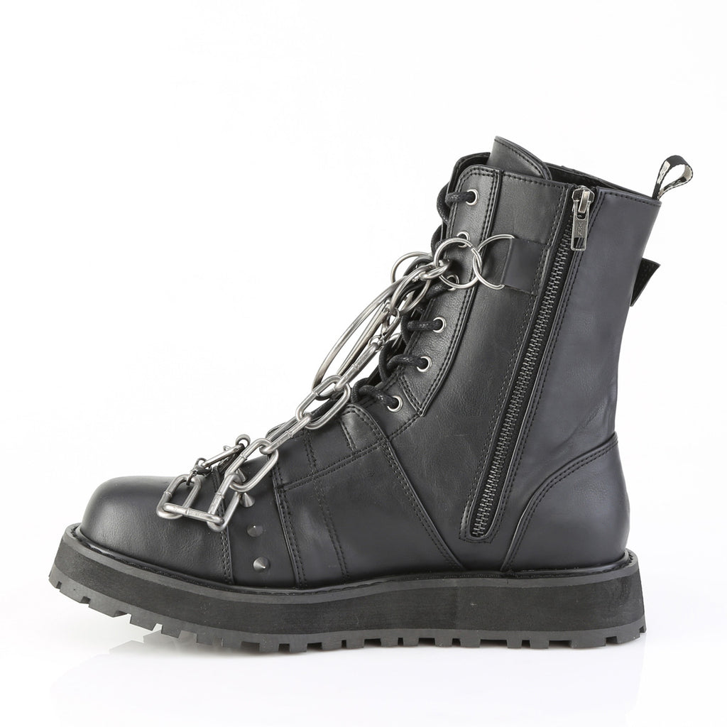 VALOR-204 Black Vegan Leather