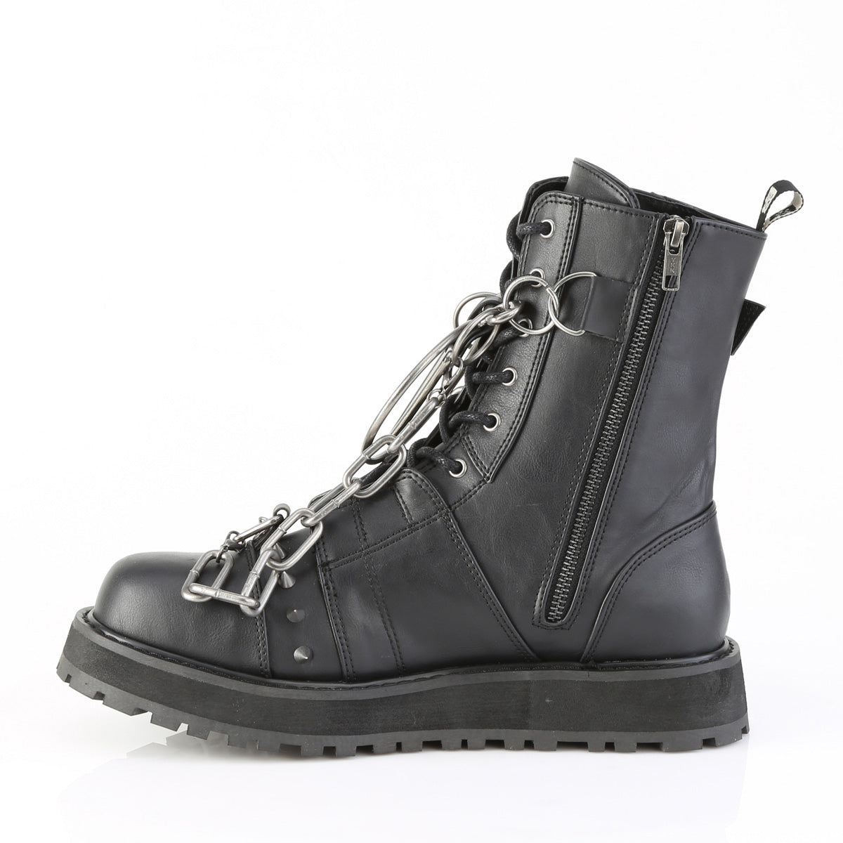 VALOR-204 Black Vegan Leather