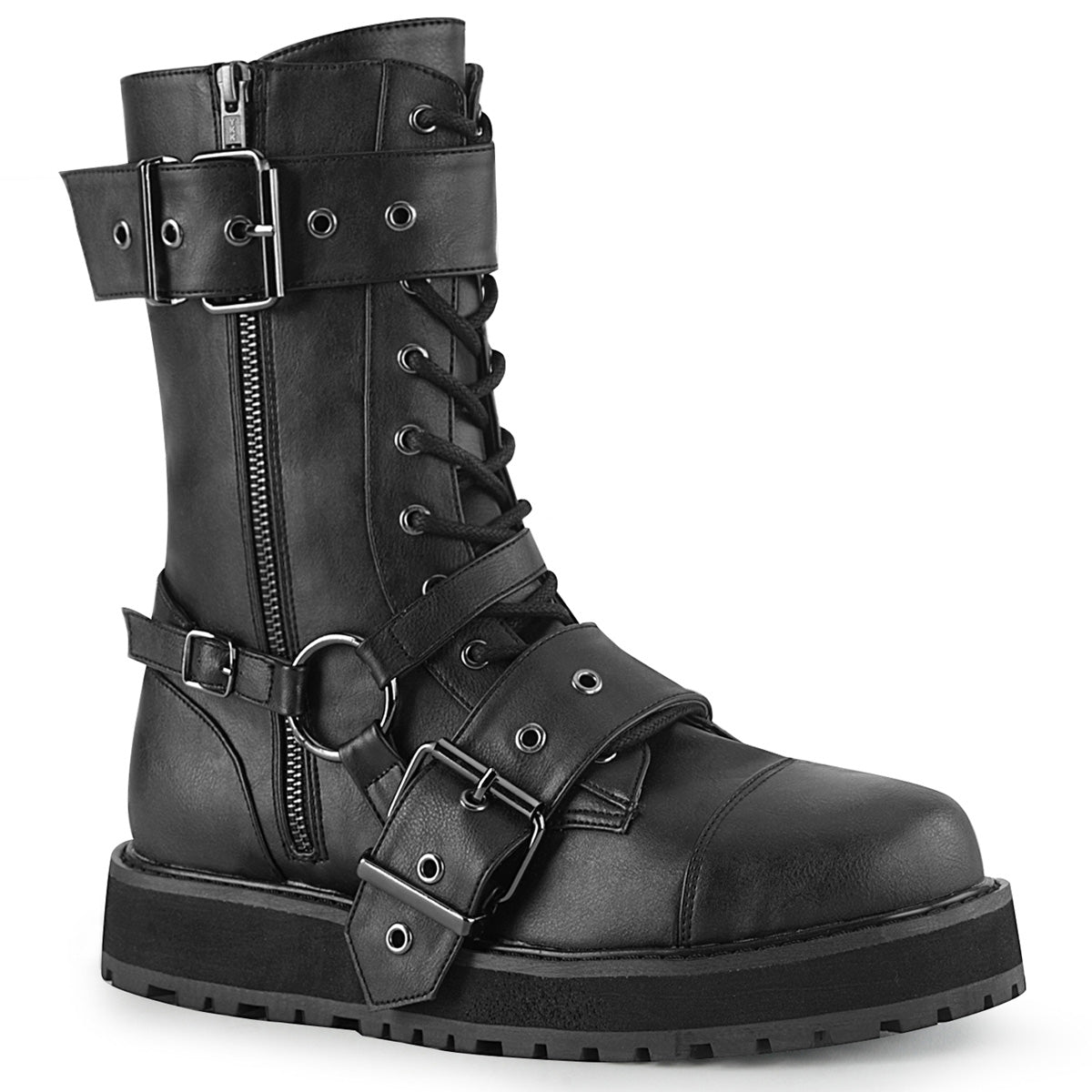 VALOR-220 Black Vegan Leather