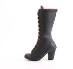 VIVIKA-205 Black Vegan Leather