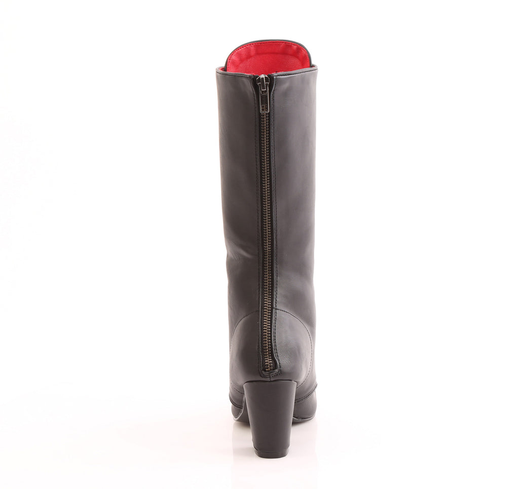 VIVIKA-205 Black Vegan Leather