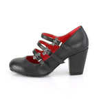 VIVIKA-38 Black Vegan Leather