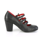 VIVIKA-38 Black Vegan Leather