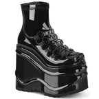 Demonia WAVE-110 Black Ankle Boots