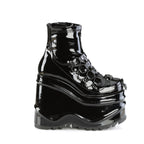 Demonia WAVE-110 Black Ankle Boots