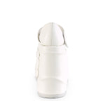 Demonia WAVE-32 White Platform Heels