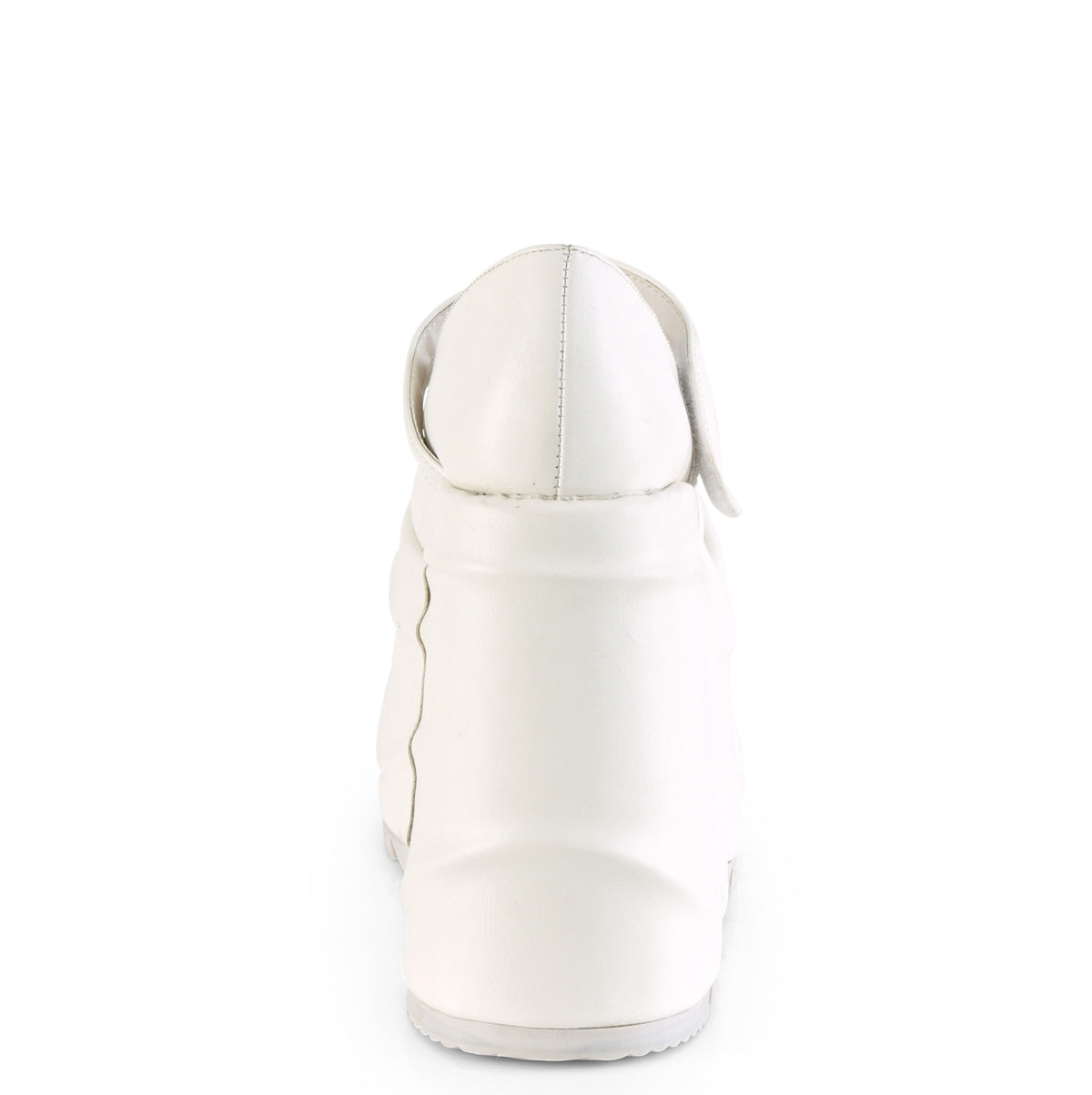 Demonia WAVE-32 White Platform Heels