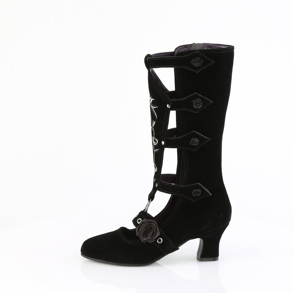 WHIMSY-118 Black Suede