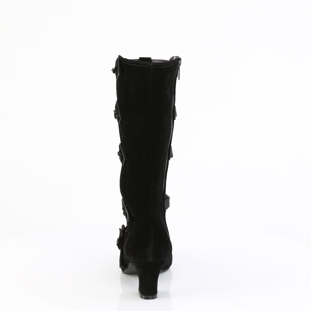 WHIMSY-118 Black Suede